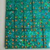 "Set de dominos artistiques vert et orange en résine époxy"