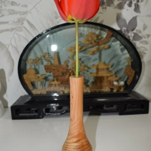 Soliflore en bois, 4.5 cm de diamètre, parfait pour une touche naturelle