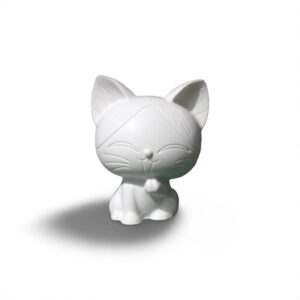 Statuette de Chat en Jesmonite - Charme et Élégance pour Votre Décoration