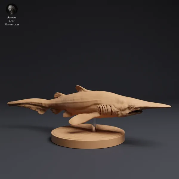 Figurine requin gobelin en résine 3D à l'échelle 1/32, idéale pour collectionneurs et dioramas réalistes