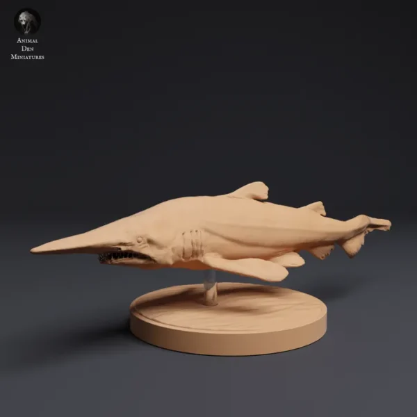 Figurine requin gobelin en résine 3D à l'échelle 1/32, idéale pour collectionneurs et dioramas réalistes