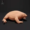 Figurine détaillée d'un crapaud des terriers mexicains, imprimée en résine 3D à l'échelle 1/1, prête à être peinte. Idéale pour les collectionneurs, les amateurs de modèles scientifiques et les artistes cherchant à créer des dioramas réalistes.