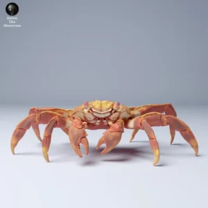 Figurine détaillée d'un crabe à l'échelle 1/4, capturant fidèlement les caractéristiques physiques de l'animal. Idéale pour les collectionneurs, les amateurs de modèles réduits et les artistes cherchant à créer des dioramas réalistes.