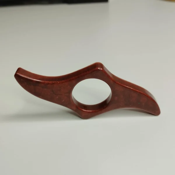 Bague de lecture en forme de vague couleur bronze, parfaite pour les amateurs de lecture.