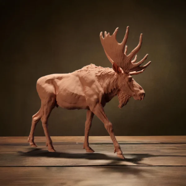 Figurine à Peindre Élans - Échelle 1/24