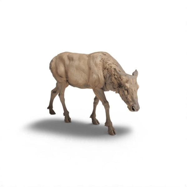 Figurine Vache d'Élan des Montagnes 1/24 en Résine – Modèle Détaillé pour Collectionneurs