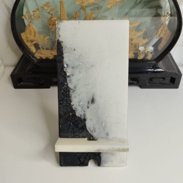 Support téléphone décoratif compact pour bureau ou salon