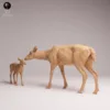 lot figurines biche et faon échelle 1/24 résine SLA diorama