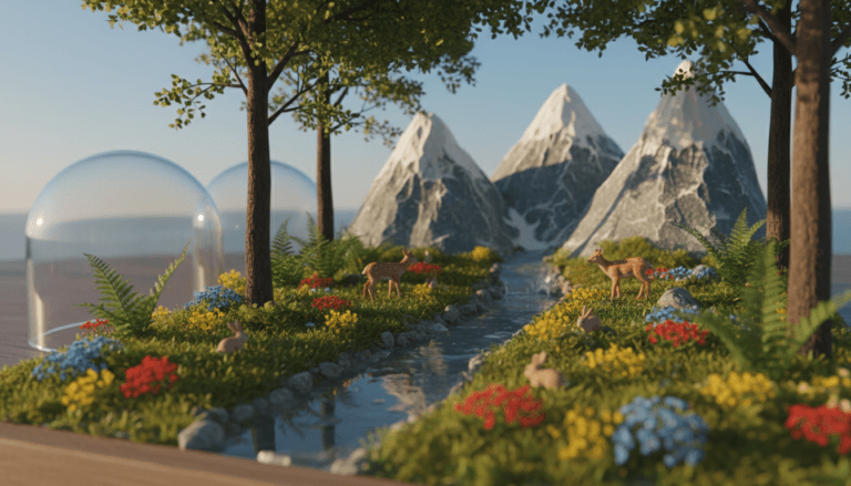 Décors naturels pour diorama