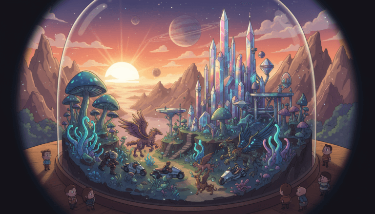 Diorama fantasy et science-fiction