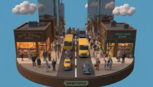 Diorama urbain réaliste