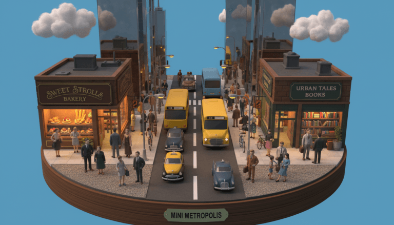 Diorama urbain réaliste