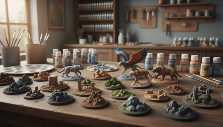 Bases et sous-couches pour figurines animales