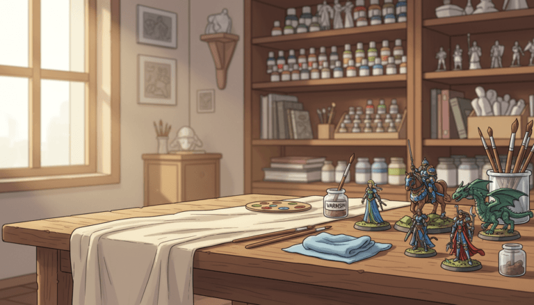 Entretien et protection des figurines peintes