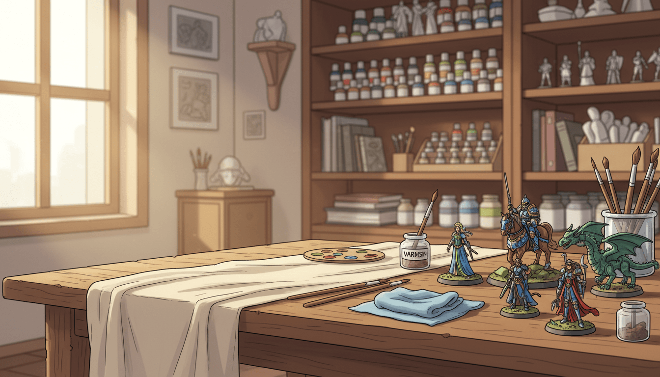 Entretien et protection des figurines peintes