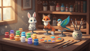 Matériel indispensable pour peindre des figurines animaux