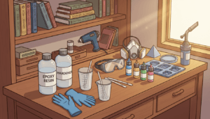 Matériel indispensable pour travailler la résine époxy