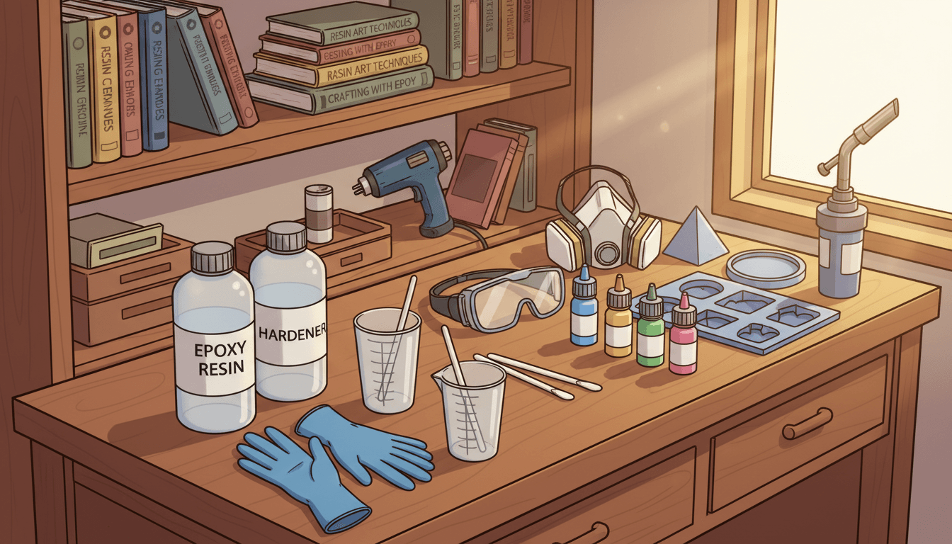 Matériel indispensable pour travailler la résine époxy