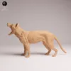 modele-peint-marsupial-disparu Exemple de peinture réaliste avec rayures foncées sur la figurine du marsupial disparu.