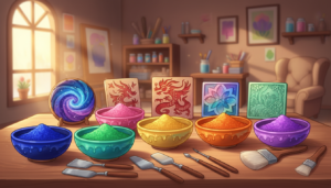 Décorations en poudre de moulage : idées et usages