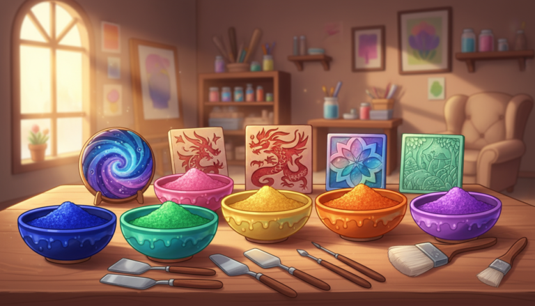 Décorations en poudre de moulage : idées et usages