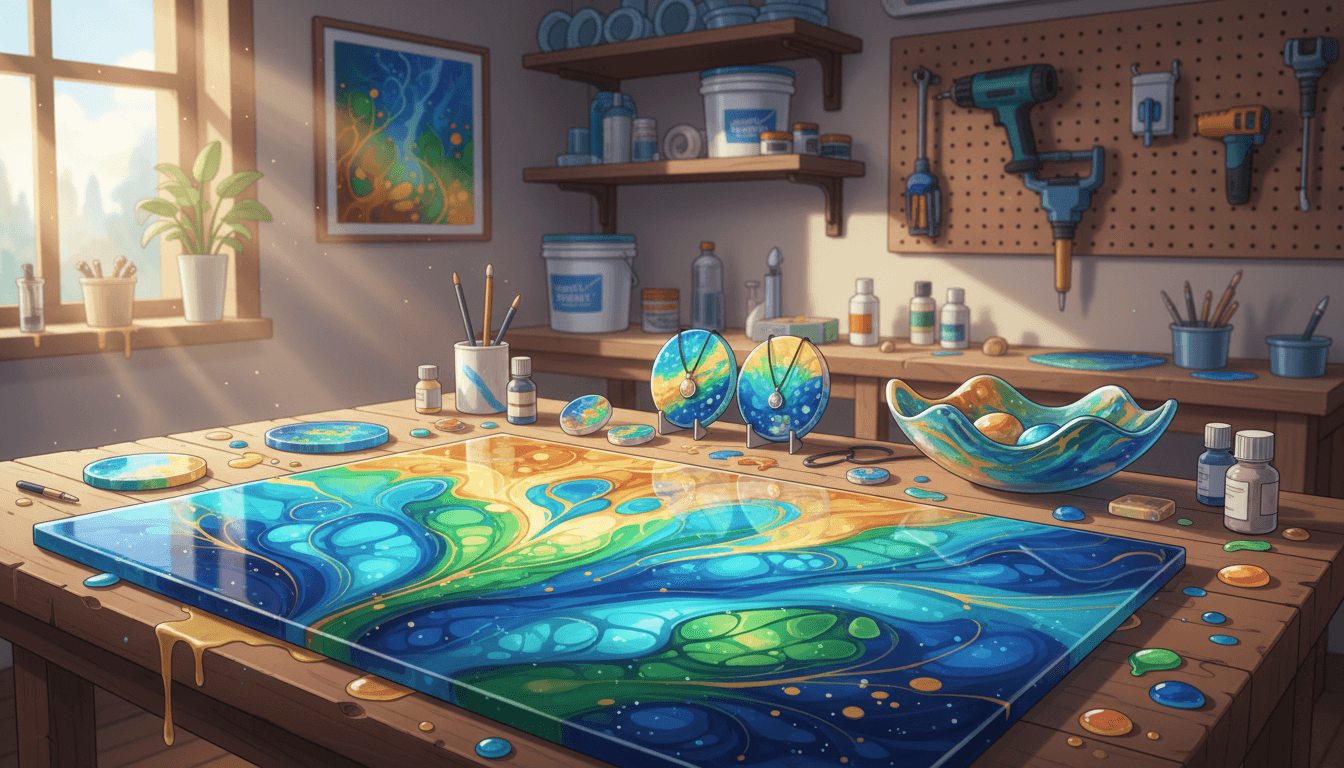 Idées de décoration intérieure en résine époxy