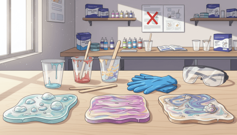 Les erreurs courantes en résine époxy