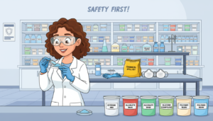 Sécurité et précautions avec les poudres de moulage