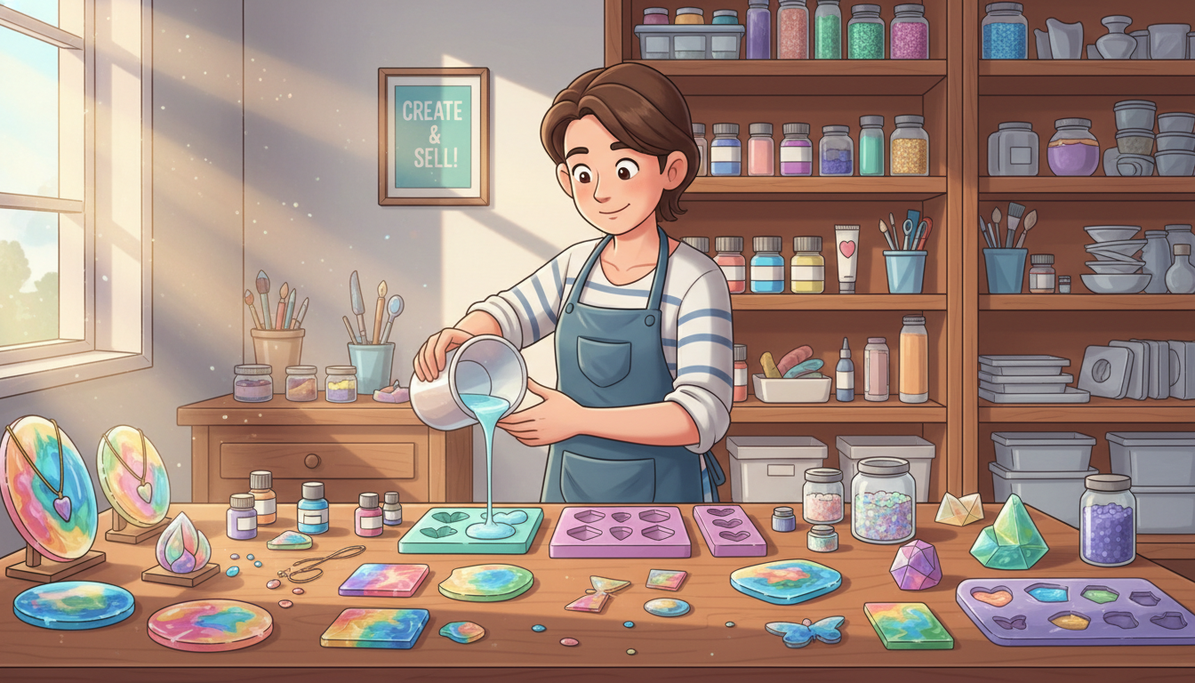 Vendre ses créations en résine époxy