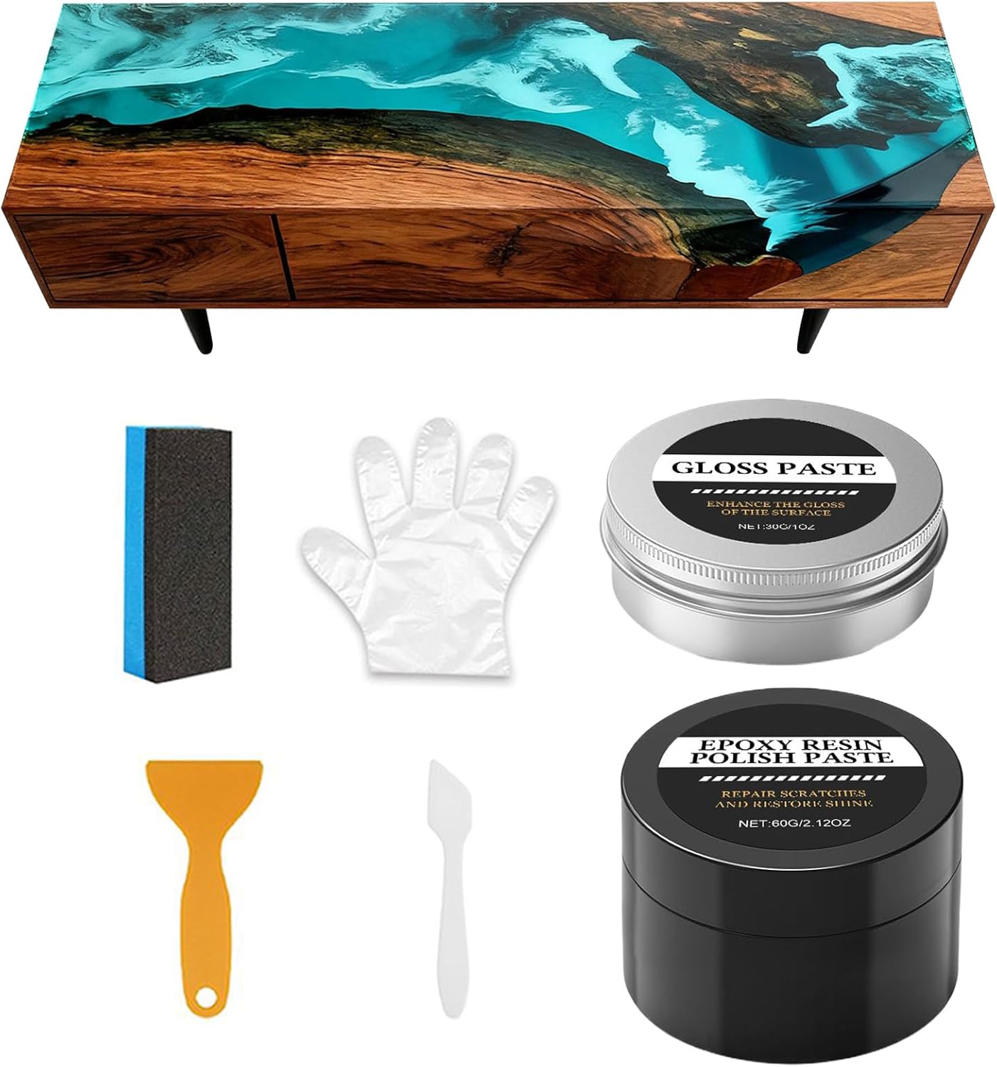 Kit de Polissage et Finition pour Résine Époxy