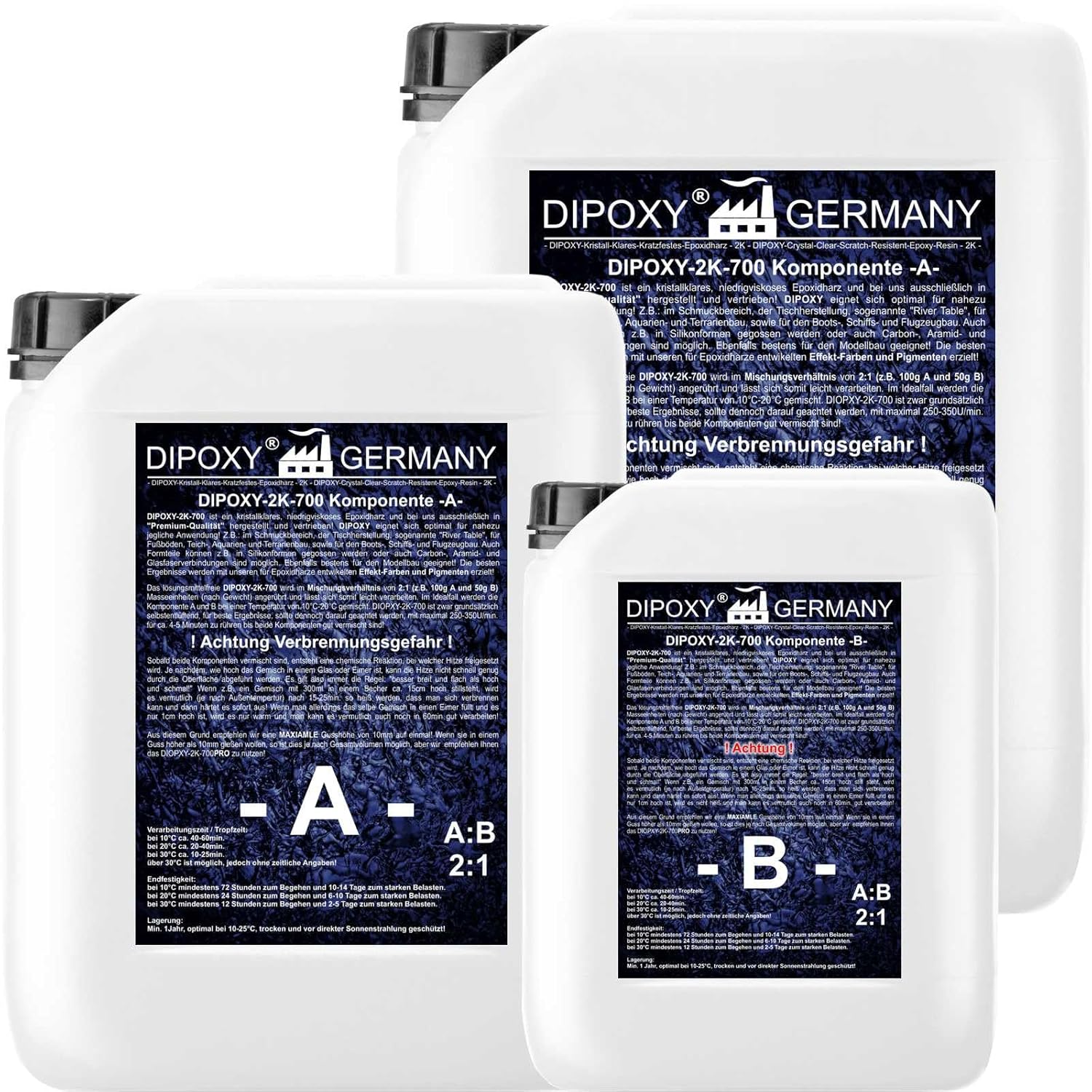 Résine Époxy DIPOXY-2K-700 — Le revêtement liquide pour un effet miroir éternel !