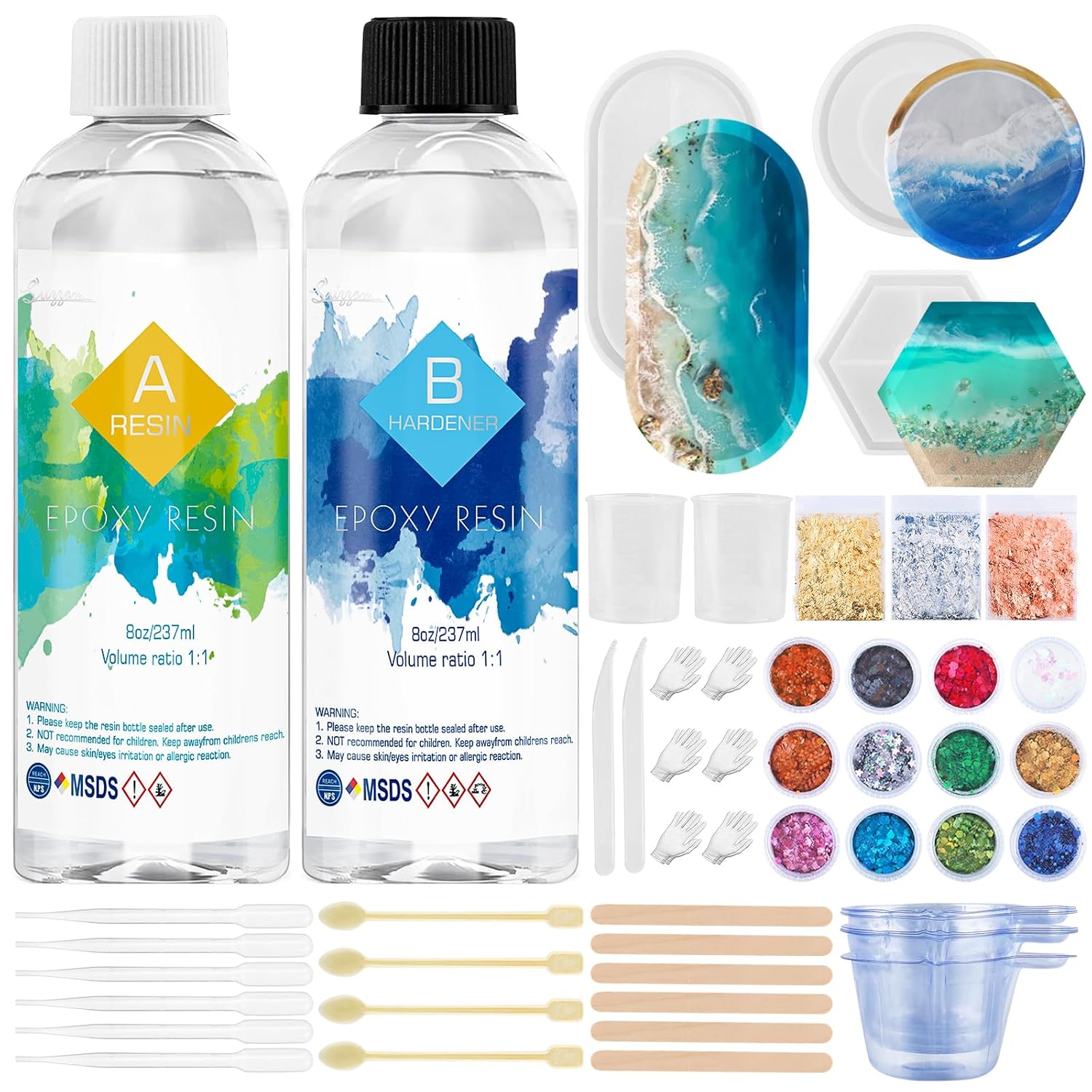 Kit Débutant Résine Époxy Transparente – Suzzam