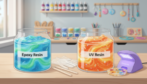 Différence entre résine époxy et résine UV