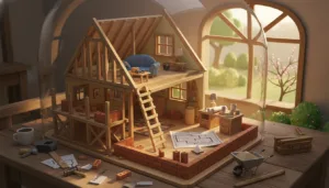 Diorama maison sans kit
