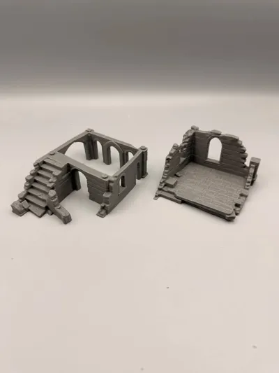 abri-pour-reptile-tailles Comparatif des trois tailles disponibles pour cet abri pour reptile en forme de ruine ancienne.