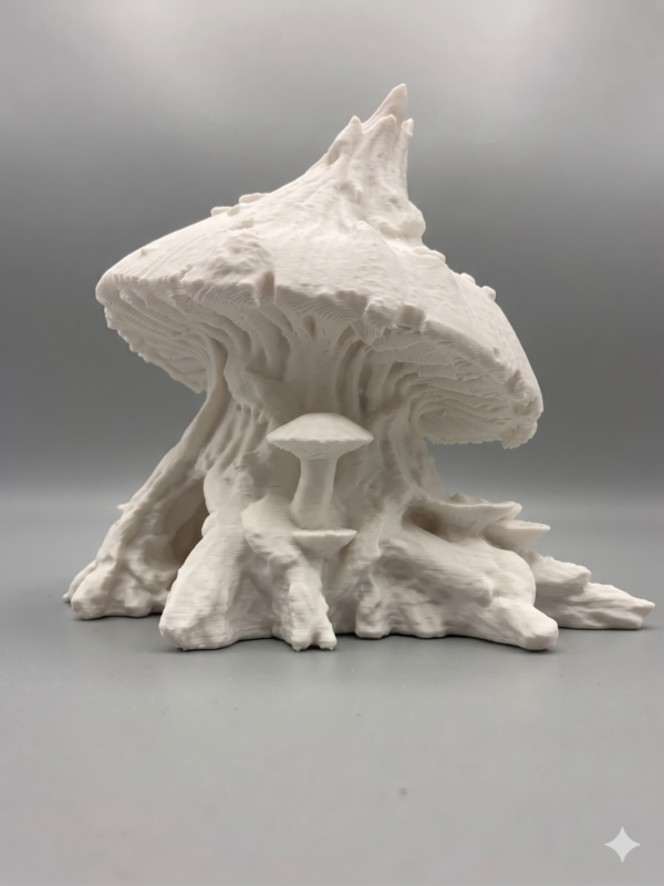 abri-reptile-impression-3d-pla Cachette terrarium Champignon Magique à peindre Tailles S-M-L Pamkycréa