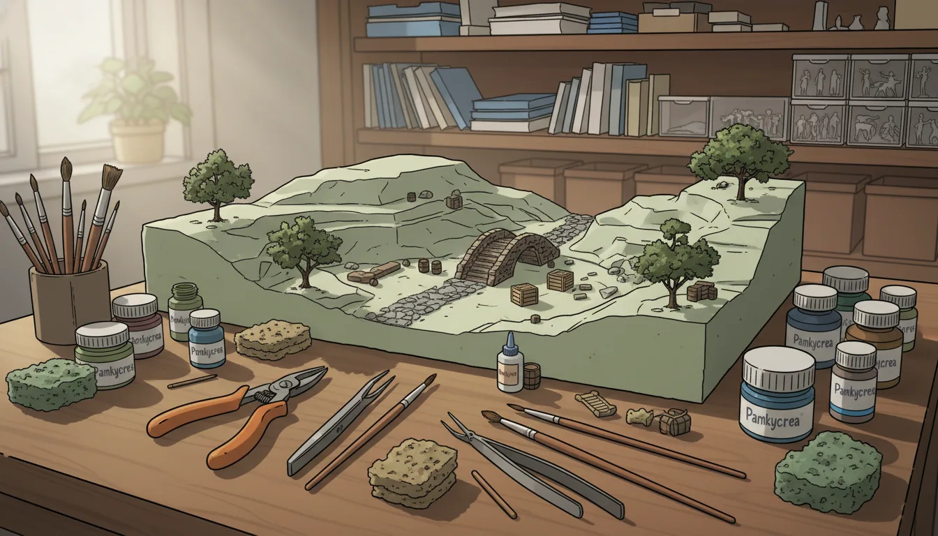 Outils indispensables pour diorama