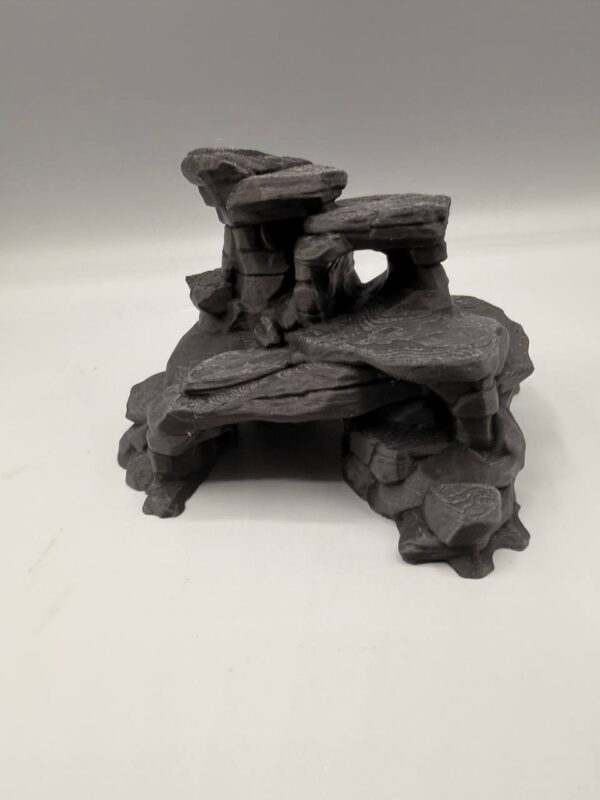 canyon-rock-texture-3d Détail des strates et de la texture rocheuse de ce décor impression 3D pour terrarium.