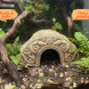 Cachette terrarium reptile avec motif Maori en impression 3D à peindre.