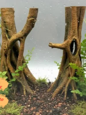 decor-arbre-terrarium-tropical Décor arbre terrarium tropical à peindre en PLA avec texture d'écorce très réaliste.