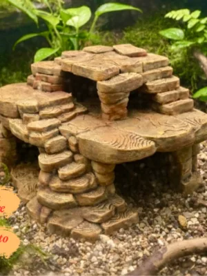 decor-roche-savane-terrarium-reptile Décor roche savane terrarium reptile à peindre, aménagement multiniveaux pour environnement désertique.
