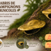 Cachette magnétique araignée sauteuse champignon à peindre fixée sur la vitre d'un aménagement terrarium bioactif.