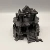 kit-architecture-antique-pla-brut Vue du kit d'architecture antique en PLA à peindre en version brute, révélant la complexité des détails avant finitions.