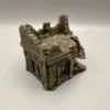 Cachette Reptile et Amphibien en PLA Ruines Médiévales à Peindre - Tailles S/M/L - Pamkycréa