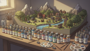 Meilleures marques de peinture pour diorama