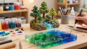 Résine pour diorama