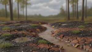 Boue et salissures réalistes diorama