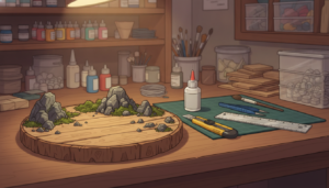 Créer un socle solide pour diorama