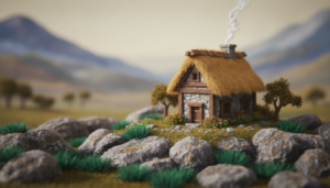 Dry brush en diorama