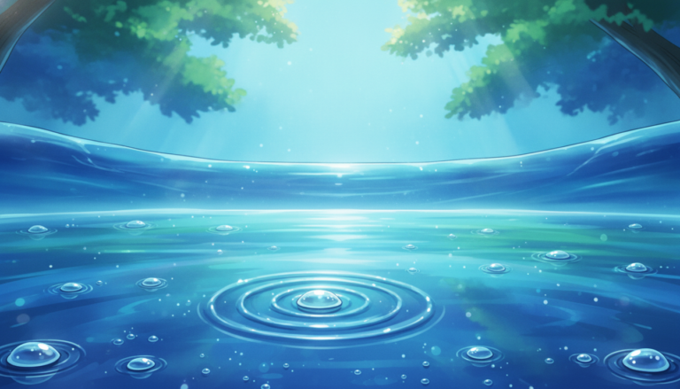 Eau réaliste avec résine